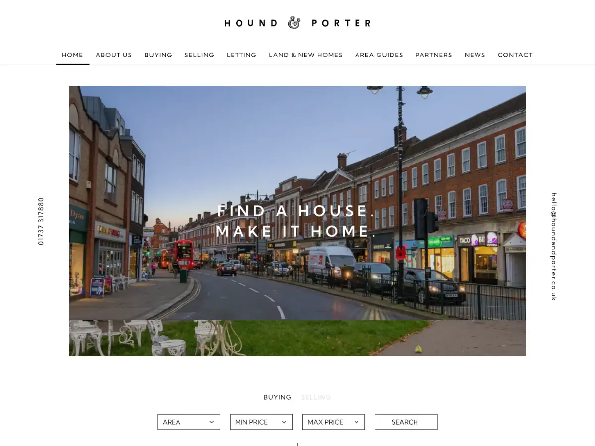 Hound & Porter project screenshot